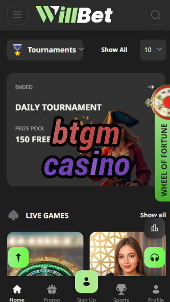 BTGM Casino - Best Tournament Gaming Platform-www.bdqngd.com